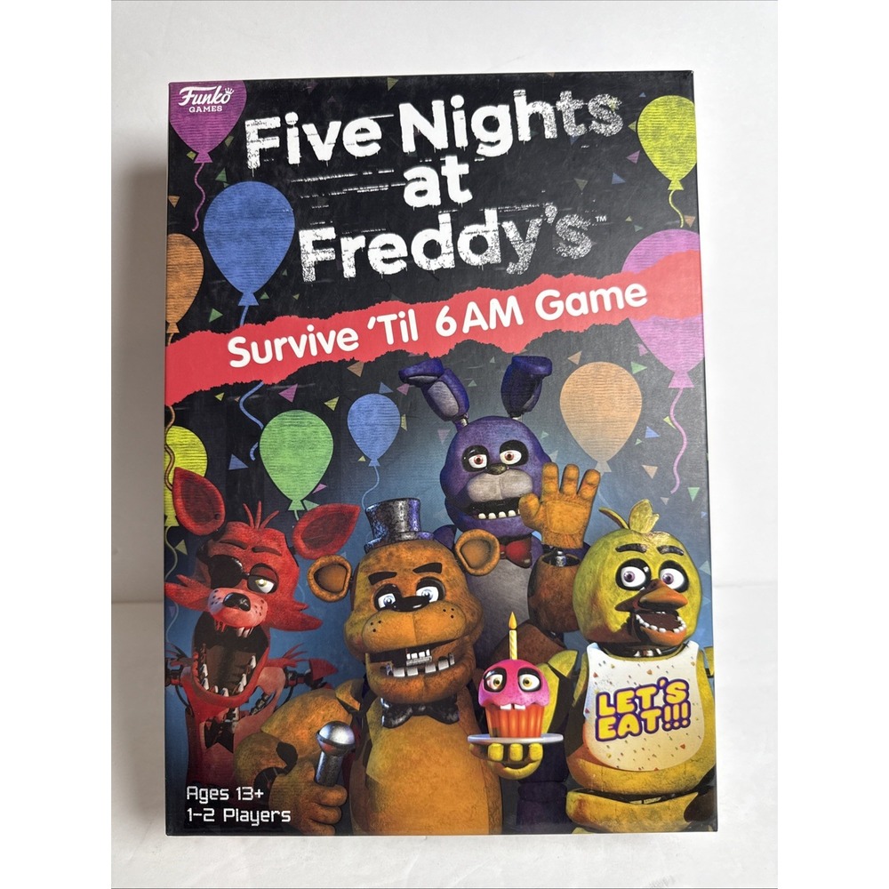 Five Nights at Freddys Survive Til 6 AM Game Funko Games New Open Box